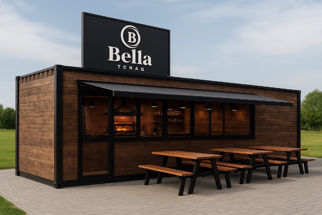 Container moderne Bella Tchağ - Vue panoramique